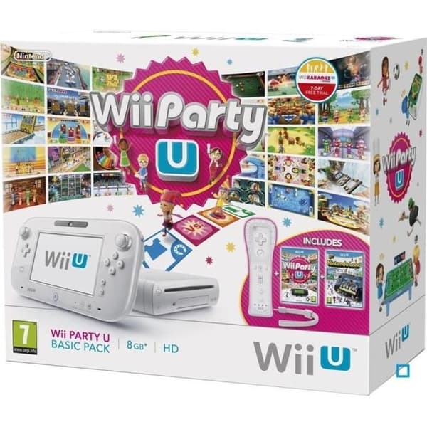 BASIC PACK WII PARTY U + NINTENDO LAND / WII U- USED