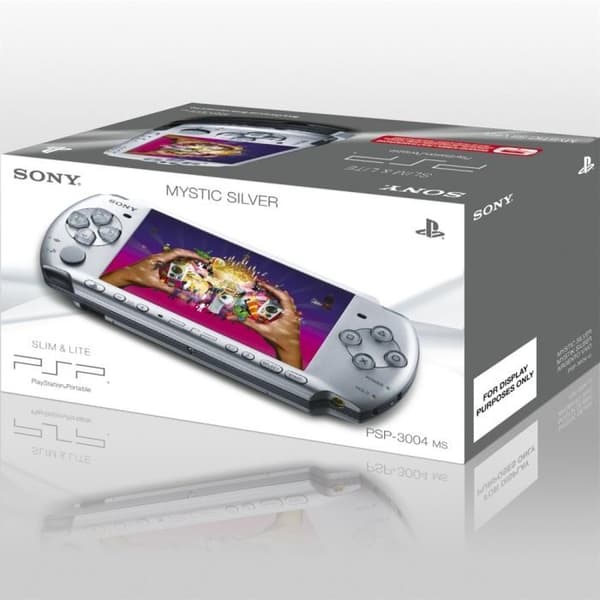 KONSOL SONY BASE PACK PSP 3000 SILVER- USED