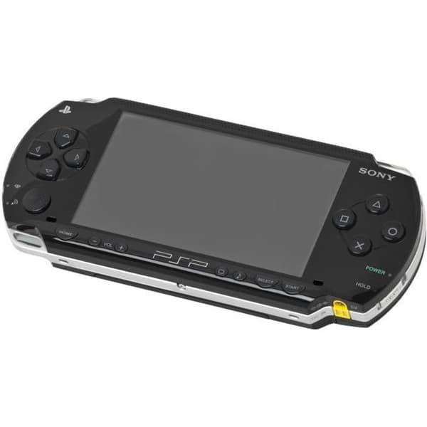 PSP-konsol - SONY - Svart - 1 gratis spel - Omslag ingår - Bra skick- USED