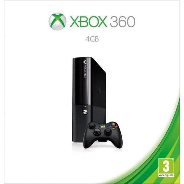 Vardagsrumskonsol - Microsoft - Xbox 360 - 4 GB - Svart - Standard- USED