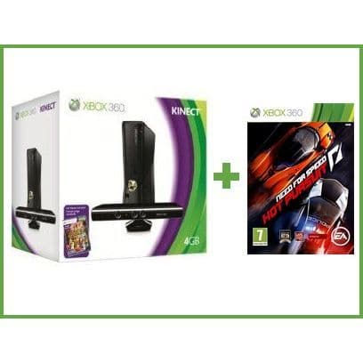 Vardagsrumskonsol - Microsoft - Xbox 360 - 4 GB - Svart - Specialpaket med Need For Speed Hot Pursuit- USED