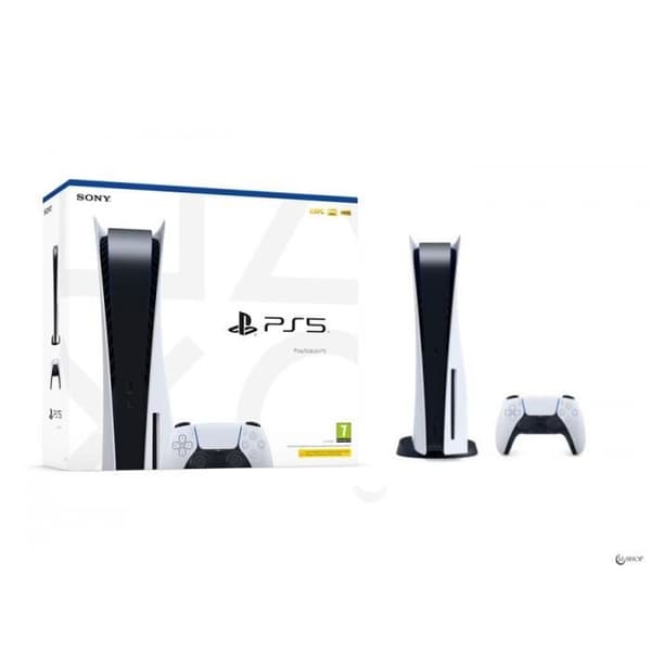 Vardagsrumskonsol - Sony - Playstation 5 Standard Edition - 825 GB - Vit - Riders Republic PS5 Pack- USED