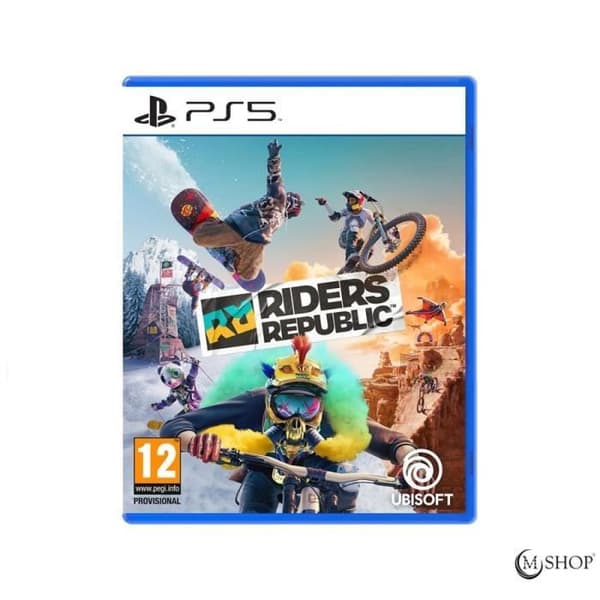 Vardagsrumskonsol - Sony - Playstation 5 Standard Edition - 825 GB - Vit - Riders Republic PS5 Pack- USED