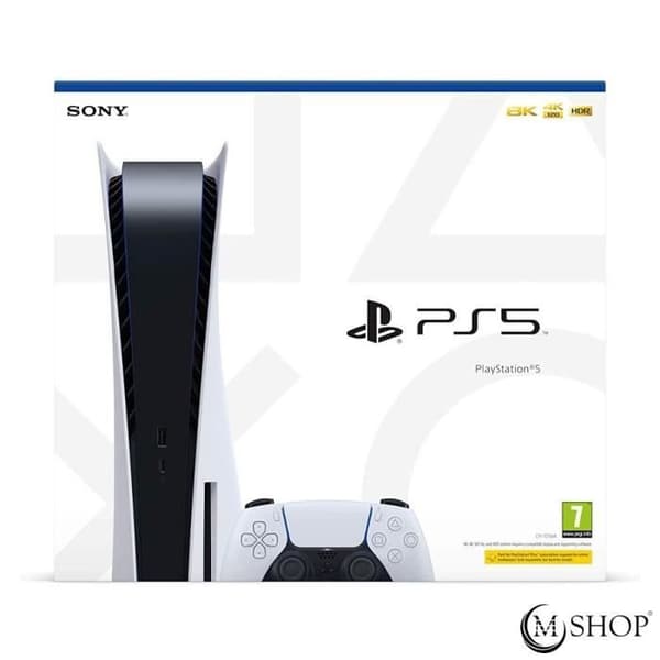 Pack Playstation 5 - Skillkorp - Standardutgåvan - Laddare för 2 kontroller - Webcam W-10 - Hörlurar SKP H6- USED