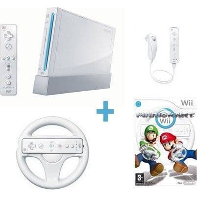 PACK Wii MARIO KART- USED