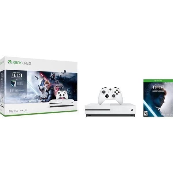 Xbox One S 1TB Star Wars Jedi: Fallen Order + 1 månads provperiod till Xbox Live Gold och Xbox Game Pass- USED