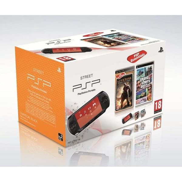 PSP - Sony - Street Noire - God of War - GTA Vice City - Pack- USED