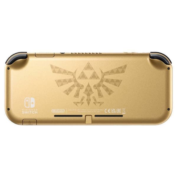 Nintendo Switch Lite konsol Hyrule edition JP version Original USA laddare + US-FR adapter- USED