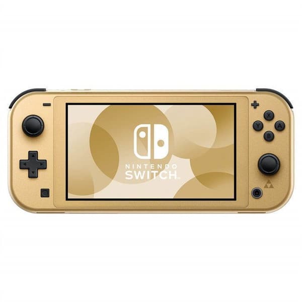 Nintendo Switch Lite konsol Hyrule edition JP version Original USA laddare + US-FR adapter- USED