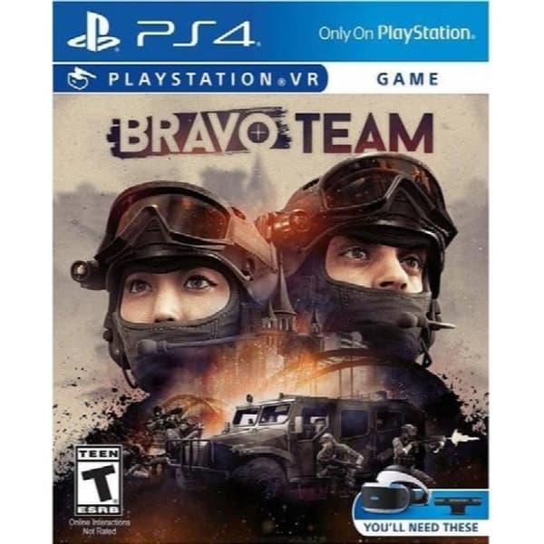 Piece Detachee-bord Multi-Jeux MRJR1 Bravo Team Starter Bundle (3 artiklar): PSVR Bravo Team Game, PSVR Farpoint Game och PSVR Aim Con- USED