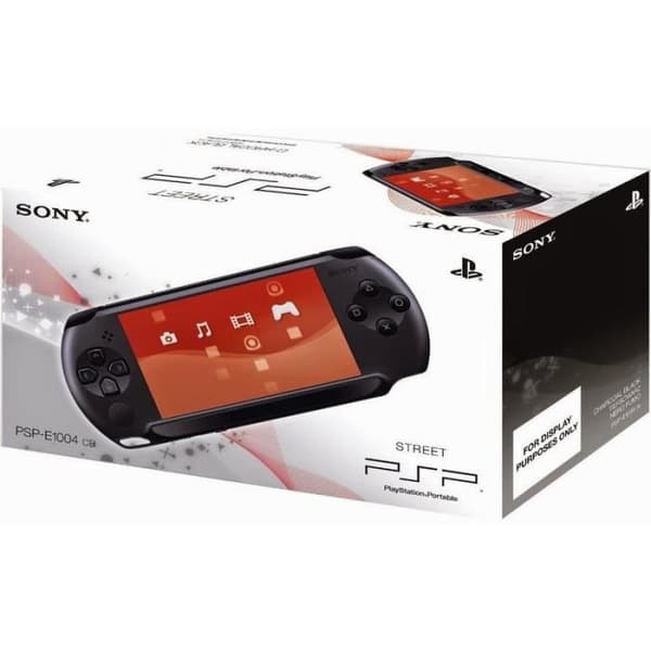 Konsol Sony PSP Street (E1004) - Svart - Renoverad - Bra skick- USED