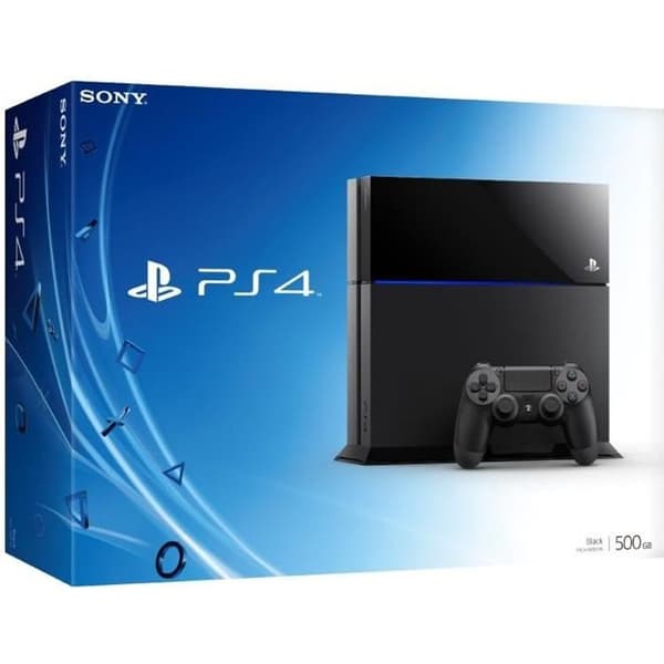 PS4-konsol - Sony - 500 GB - Svart - Killzone - Second Son - Knack- USED