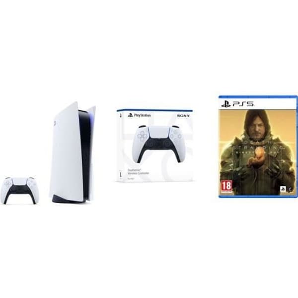 Konsol salong - Sony - Playstation 5 - 825 Go - Vit - Standardutgåvan- USED