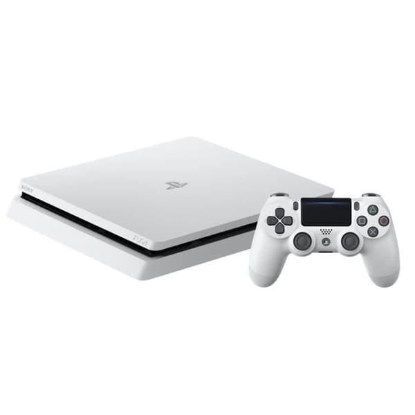 Konsol Sony PlayStation 4 500 Go + Handkontroll - Vit - Renoverad - Utmärkt skick- USED