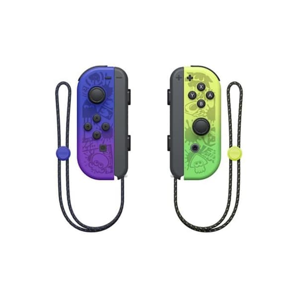 Nintendo Switch OLED Limited Edition Splatoon 3-konsol (Hong Kong-version + UK-FR-adapter)- USED