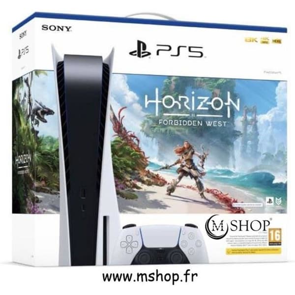 PlayStation 5 Console Bundle - Horizon Forbidden West- USED