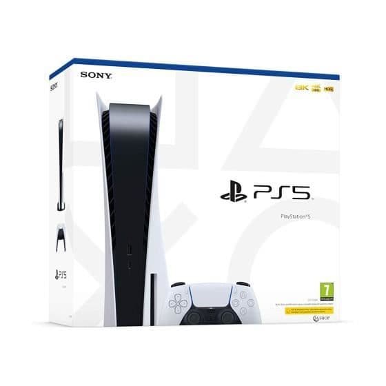 Bundle Playstation 5 + HYPERX CLOUD II TRÅDLÖST SPEL + Horizon Forbidden West- USED