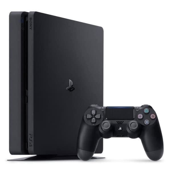Sony PlayStation 4 Slim 1 TB-konsol + Controller + Fifa 2018 - Svart - Renoverad - Mycket bra skick- USED