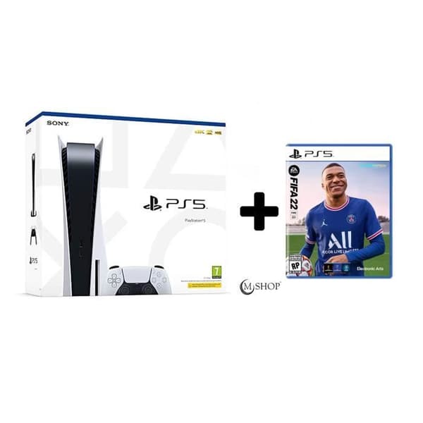 Soffkonsol - Sony - Playstation 5 - Vit - 825 Go - Standardutgåva- USED