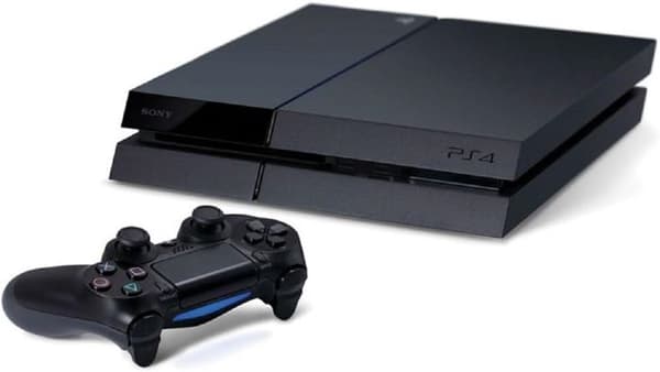 Sony PlayStation 4 500 GB-konsol + handkontroll - Svart - Renoverad - Bra skick- USED