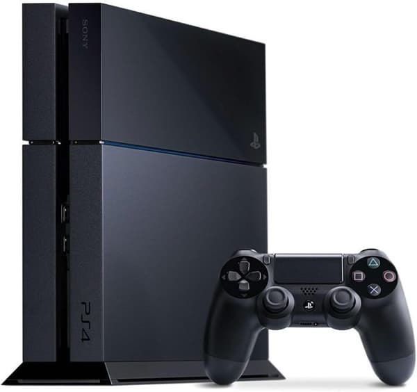 Sony PlayStation 4 500 GB-konsol + handkontroll - Svart - Renoverad - Bra skick- USED