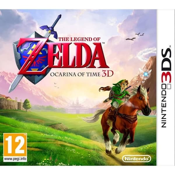 Bärbar konsol - Nintendo 3DS - Röd - Paket med 21 gratis spel- USED