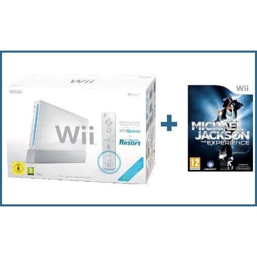 Wii Sports Resort Pack White + MICHAEL JACKSON- USED