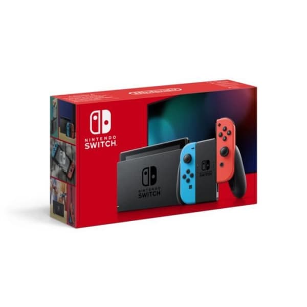 Nintendo Switch 2019 blå/röd konsol + Activision Crash Bandicoot N Sane Trilogy Switch Game- USED