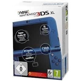 NINTENDO 3DS XL 4GB-konsol - Blå och Svart - Renoverad - Bra skick- USED