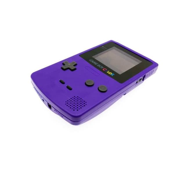 Bärbar konsol - Nintendo - Game Boy Color - Lila - TFT-LCD färgskärm- USED