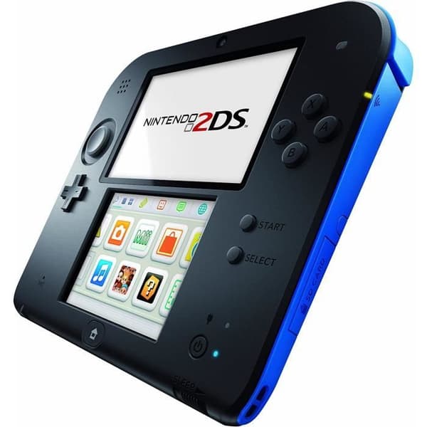 Nintendo 2DS-konsol - Nintendo - Svart - 4 GB - Bärbar med 2D-skärm- USED