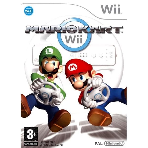 Hemkonsol - Nintendo - Wii Mini - Röd - Mario Kart - Wii Plus Remote- USED