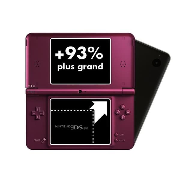 NINTENDO DSi XL KONSOLL Bordeaux- USED
