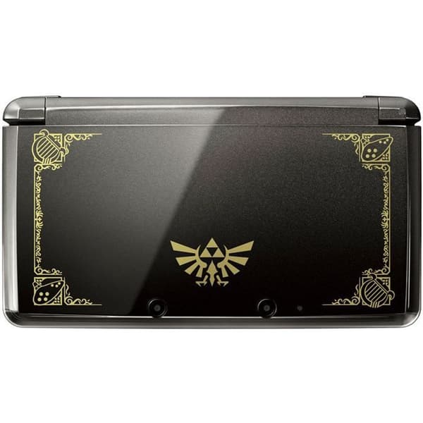 Bärbar konsol - Nintendo - 3DS Noire-samlare - The Legend of Zelda - Ocarina of Time 3D - Jubileumspaket- USED