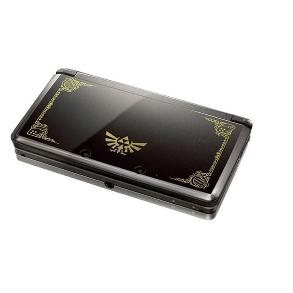 Bärbar konsol - Nintendo - 3DS Noire-samlare - The Legend of Zelda - Ocarina of Time 3D - Jubileumspaket- USED