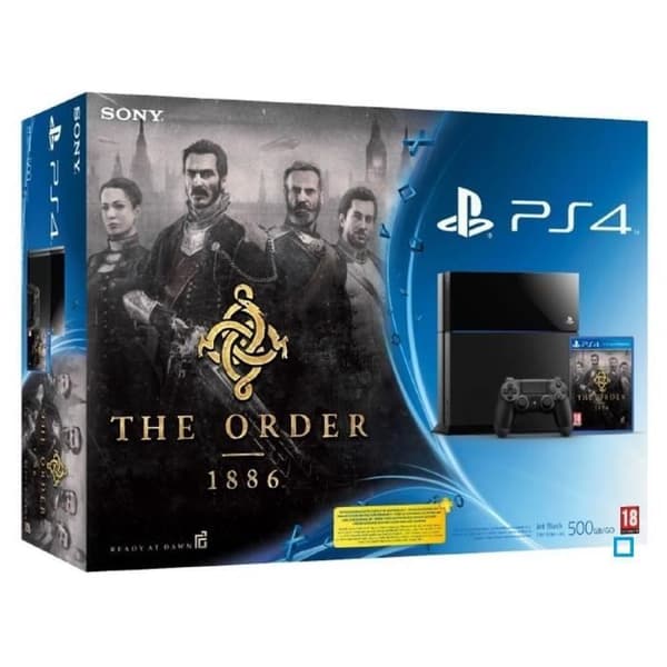 Vardagsrumskonsol - PS4 - Pack 500 GB + The Order 1886 - Svart- USED