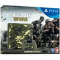 Miniatyrbild 1 av 4: Console PS4 Slim 1TB Limited Edition Camo Design + Call of Duty WWII + Vem är du? (Ladda ner) - Officiell PlayStation- USED