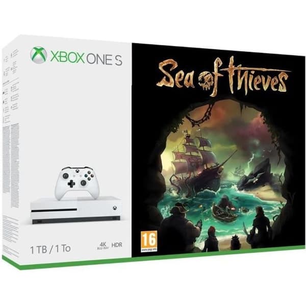 Xbox One S 1 TB Sea of Thieves- USED