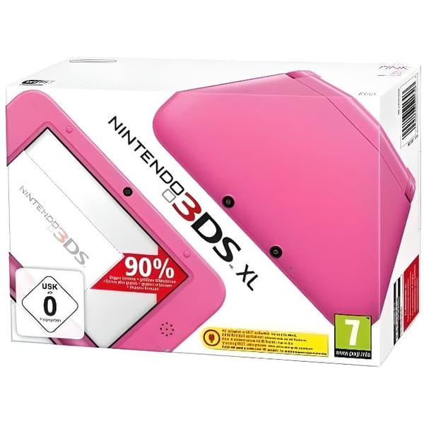 Bärbar konsol - Nintendo - 3DS XL - Rosa färg - Standardutgåva - Opackad- USED