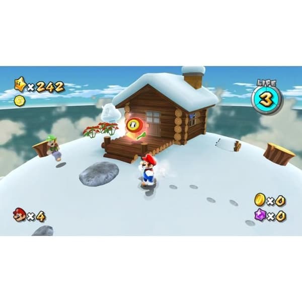 Konsol Nintendo Wii Super Mario Galaxy Pack - Blach- USED
