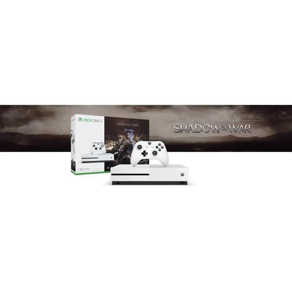Spelkonsol - Microsoft - Xbox One S - 1 To - Shadow of War - Inkluderad paket- USED