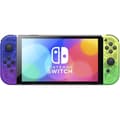 Miniatyrbild 3 av 4: Nintendo Switch-konsol OLED-modell Splatoon 3 Edition - Japansk kompatibel med europeiska spel, säljs med nätadapter- USED