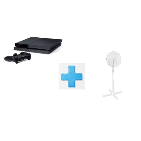 Konsol för vardagsrum - PS4 - 500 GB - Fläkt - Kingdom Hearts 3 - Paket- USED