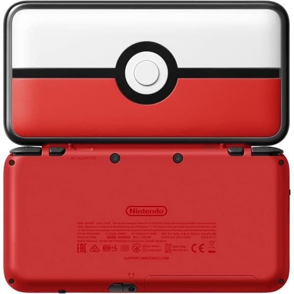 Nintendo New 2DS XL Poke Ball Edition bärbar konsol - Nintendo - 2DS - 4 GB - Pokémon - Svart, Röd, Vit- USED
