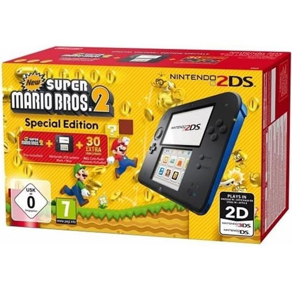 Nintendo 2DS HW+ Nya Super Mario Bros Nintendo 221839 Blå- USED