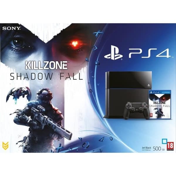 Pack konsol PS4 500 GB Svart + KILLZONE- USED