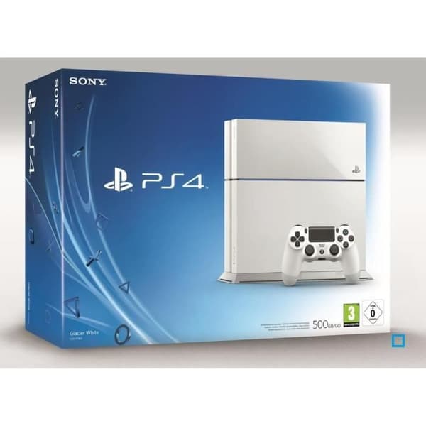 PS4-konsol - Sony - 500 GB - Vit - 1 DualShock-kontroller- USED