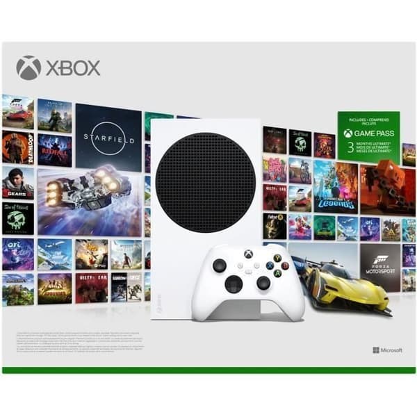 Konsol Xbox Series S - SHOT CASE - Startpaket - 512Go - 3 månader Game Pass Ultimate- USED