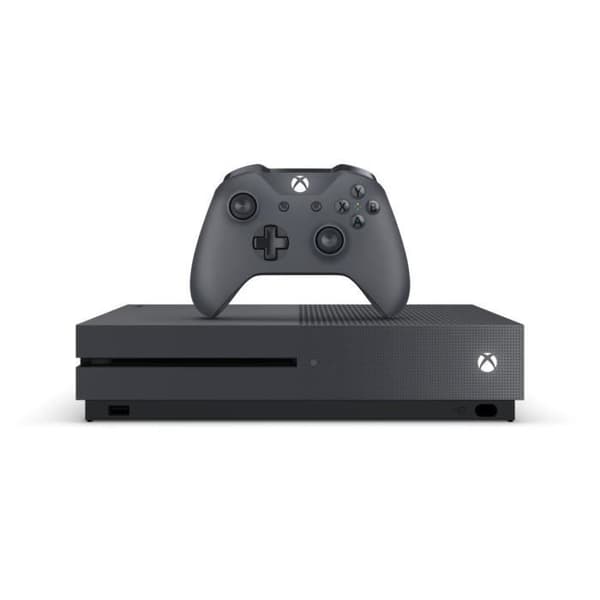 Xbox One S 500 GB-konsol - Microsoft - Storm Grey - Fifa 17 - 2 handkontroller- USED