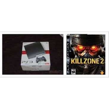Vardagskonsol - Sony - PS3 slim 320GB - Svart - Bundle - Killzone 2 ingår- USED